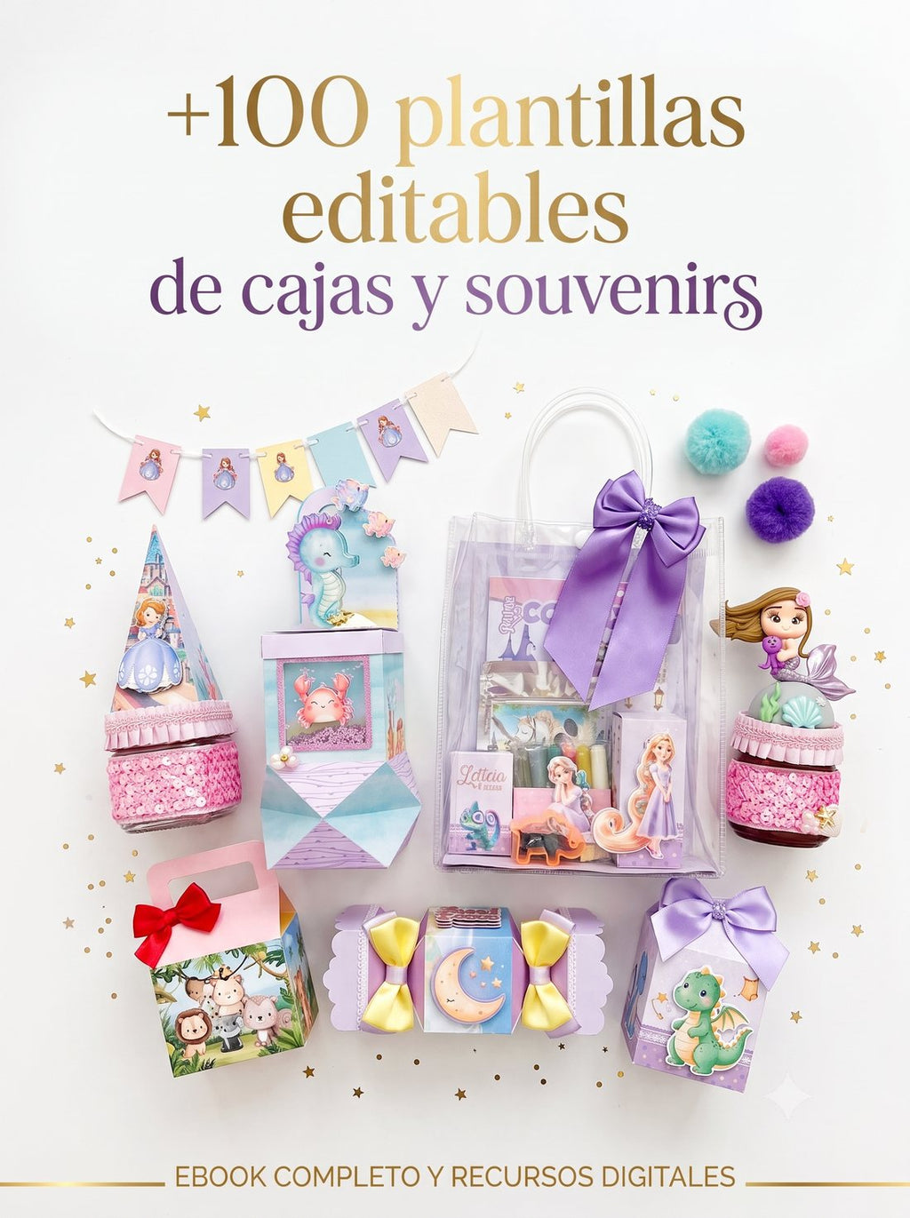Combo Puro Papel — Moldes editables + 65 kits para colorear + Catálogo profesional